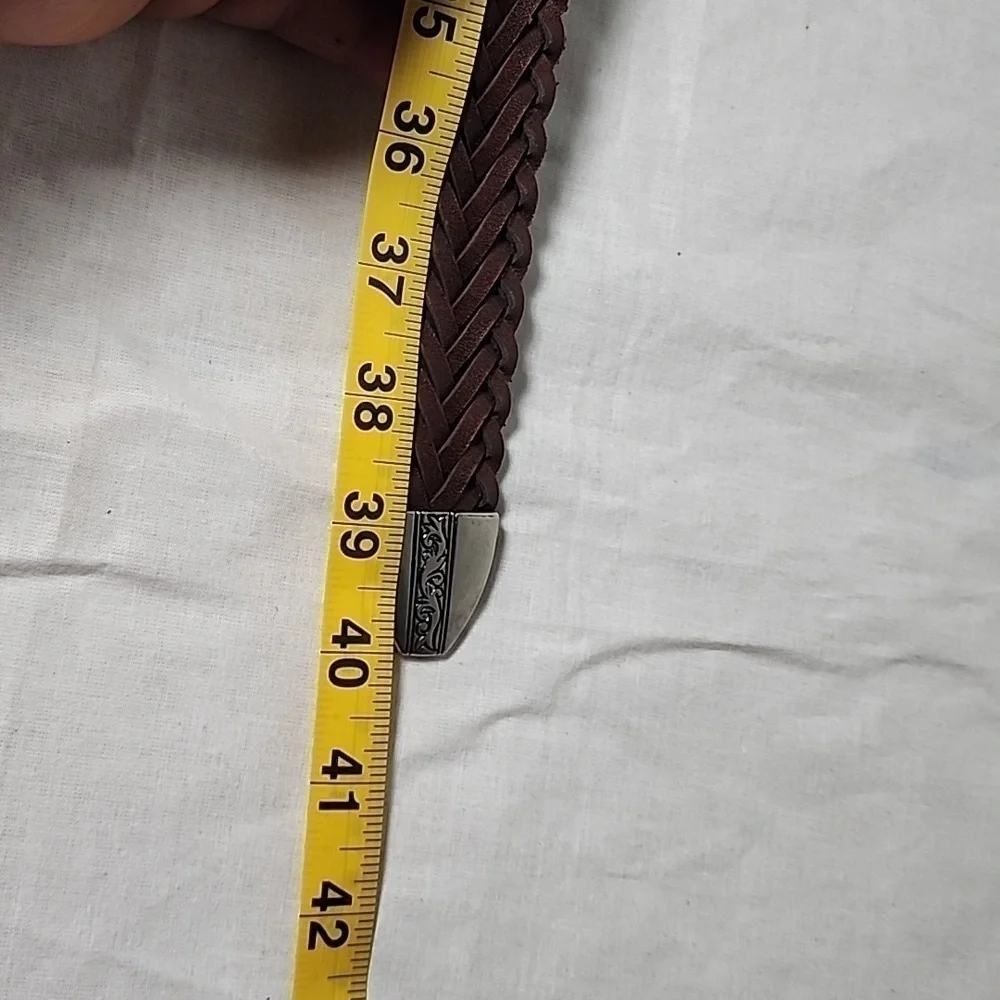 BRAIDED Brown Belt Size L 🧡